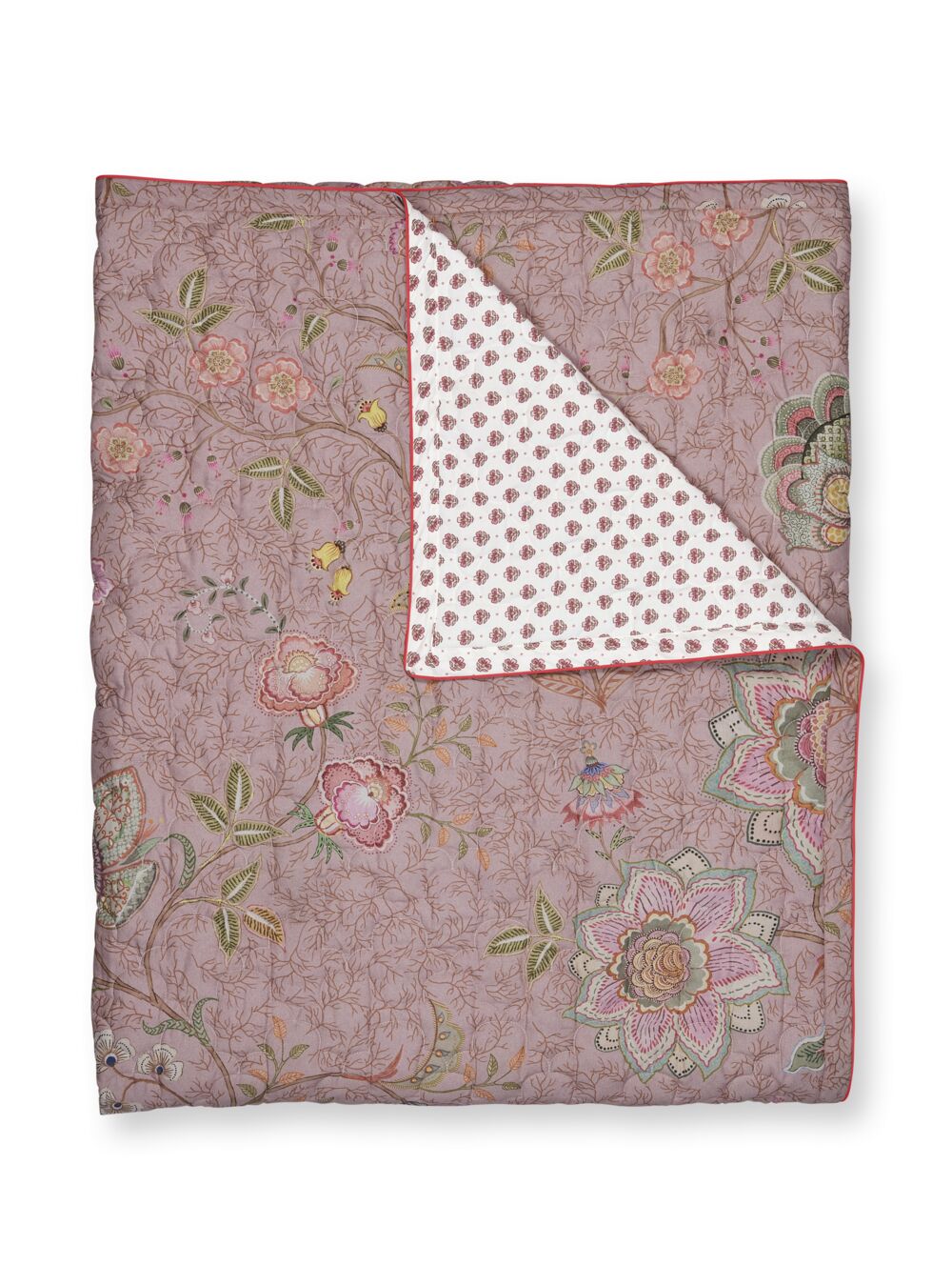 Pip Studio Sprei Mumbai Morning - 150 x 200 cm - Roze