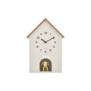 Karlsson wandklok Dog House – grijs – 11.5×26.5×36.5cm Karlsson wandklok Dog House – grijs – 11.5×26.5×36.5cm