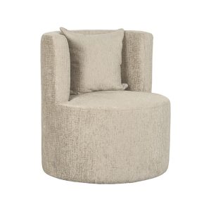 LABEL51 Fauteuil Evy – Beige Velvet – 65x65x75cm LABEL51 Fauteuil Evy – Beige Velvet – 65x65x75cm