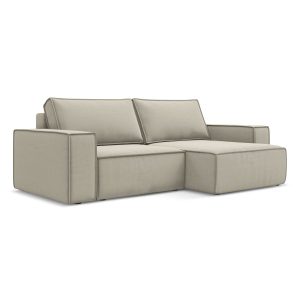 LaMiaSofa hoekbank rechts Livorno – velours – parel – 257x148x82 LaMiaSofa hoekbank rechts Livorno – velours – parel – 257x148x82