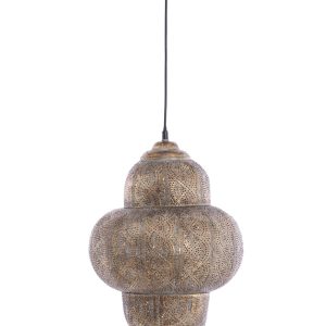 Light & Living hanglamp RYOTA – bruin – Ø30.5x41cm Light & Living hanglamp RYOTA – bruin – Ø30.5x41cm