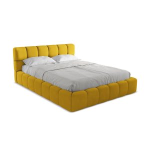 LaMiaSofa Bed met opbergruimte Roma – chenille stof – mosterd – 180×22 LaMiaSofa Bed met opbergruimte Roma – chenille stof – mosterd – 180×22
