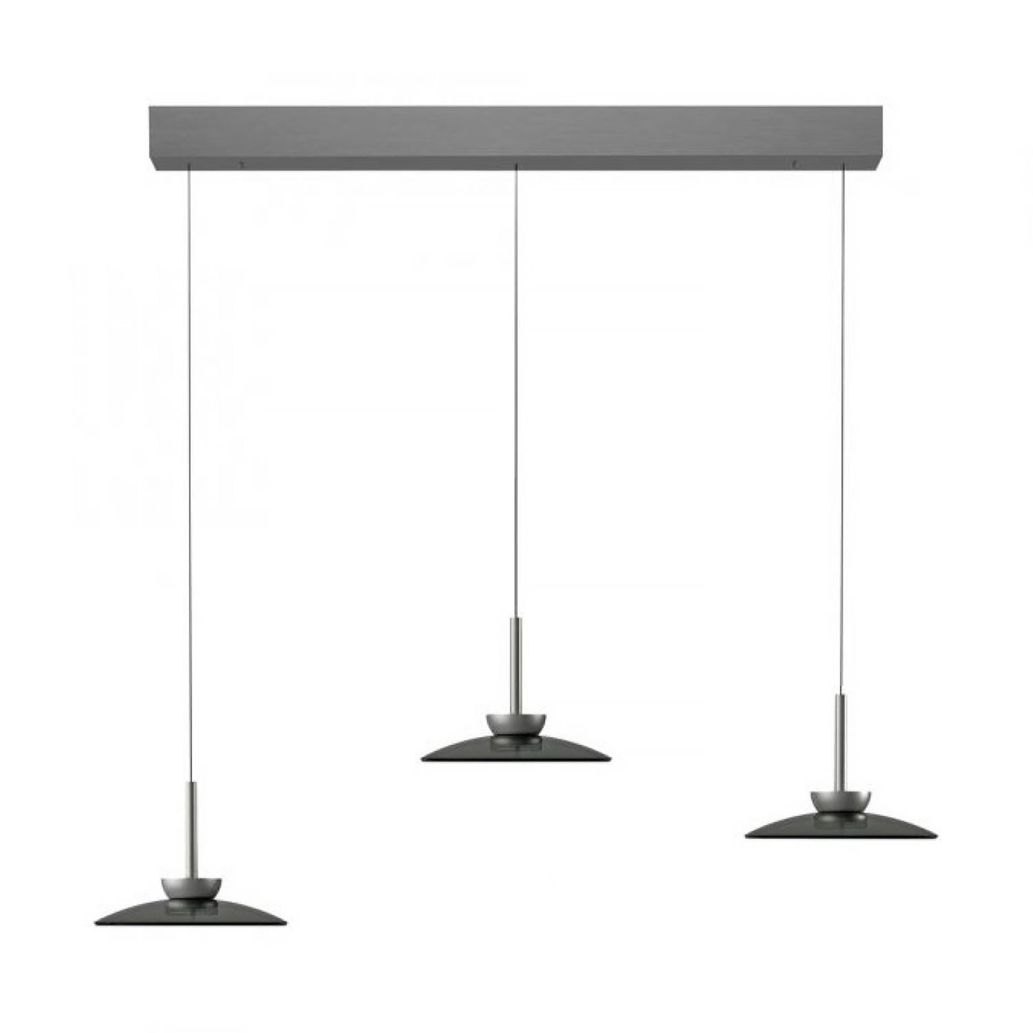 Neuhaus PURE hanglamp Moon - 3 lichts - 35 x 200 cm - grijs