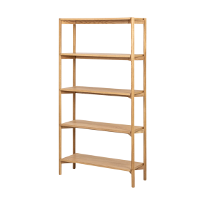 Lisomme Floris Houten Boekenkast – B 86 cm – Naturel Lisomme Floris Houten Boekenkast – B 86 cm – Naturel