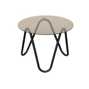 Leitmotiv bijzettafel Ventana Round – zwart – Ø50cm Leitmotiv bijzettafel Ventana Round – zwart – Ø50cm
