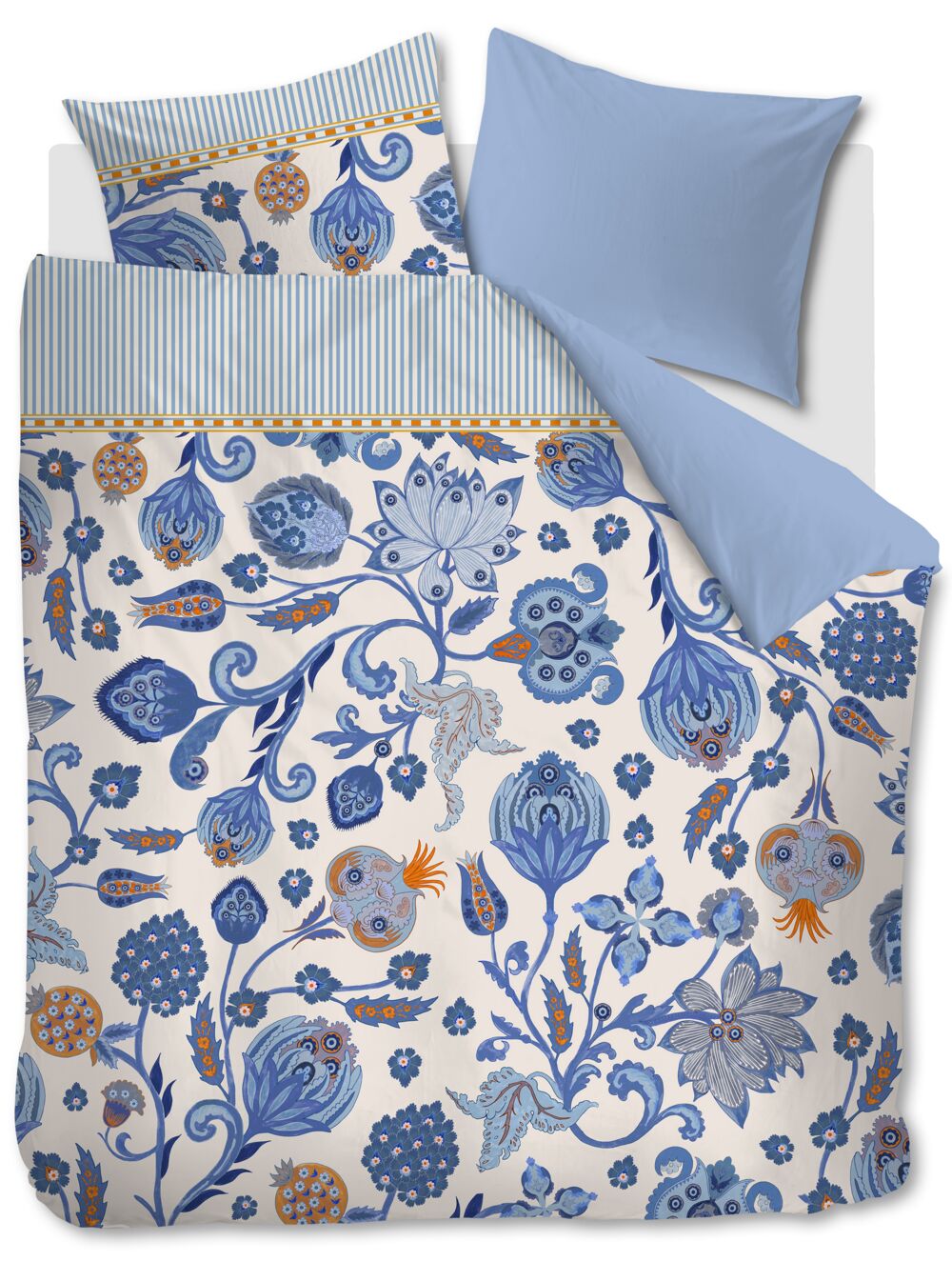 Oilily Dekbedovertrek Taya - 200 x 200/220 cm - Blauw