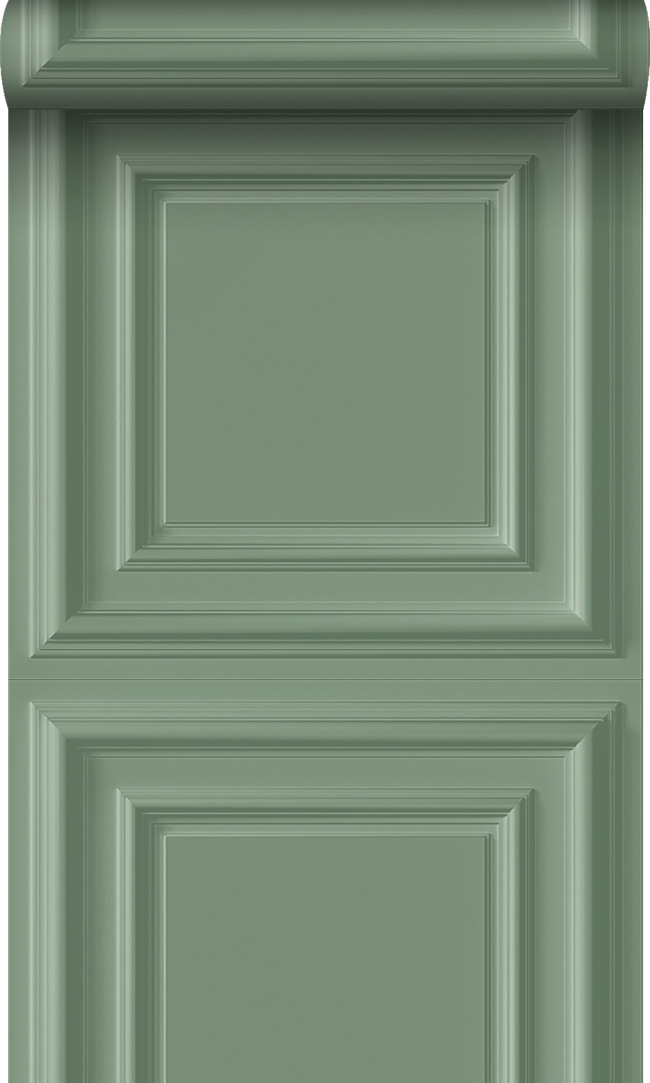 Origin Wallcoverings behang wandpanelen vergrijsd groen - 53 cm x 10.0