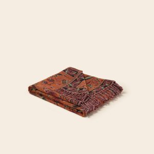 Madura Werpen Sundari oranje en veelkleurig 140×200 cm Madura Werpen Sundari oranje en veelkleurig 140×200 cm