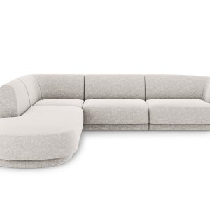 Micadoni linker hoekbank Miley 6-zits, structurele stof geld – 248×255 Micadoni linker hoekbank Miley 6-zits, structurele stof geld – 248×255