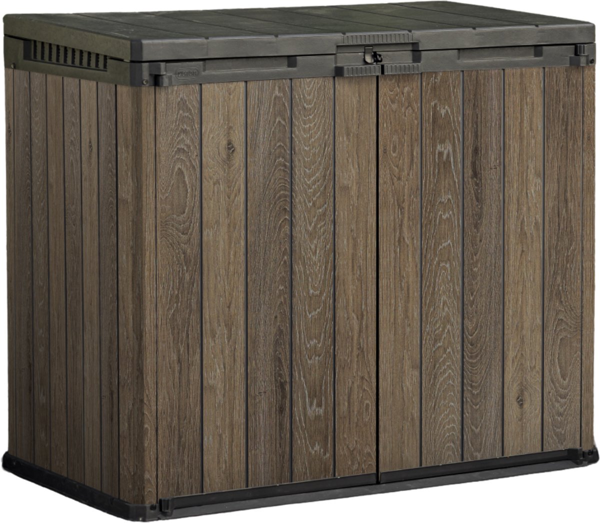 Keter Store It Out Darwin Opbergbox - 1100L - 141x82x117,5 cm - Walnut
