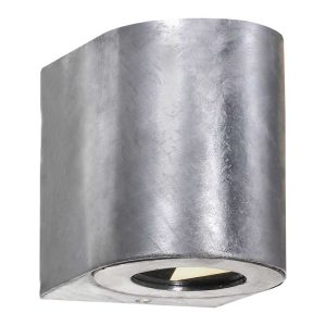 Nordlux Canto Wandlamp Buiten | 2-lichts LED | 2700K | IP44 | Verzinkt Nordlux Canto Wandlamp Buiten | 2-lichts LED | 2700K | IP44 | Verzinkt