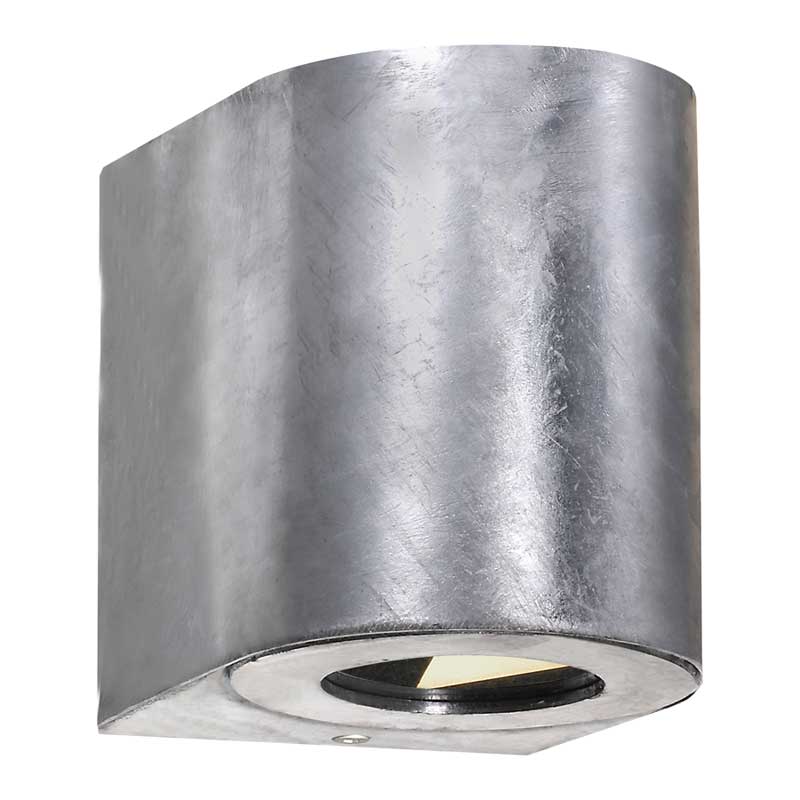 Nordlux Canto Wandlamp Buiten | 2-lichts LED | 2700K | IP44 | Verzinkt