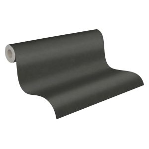 Livingwalls behang effen zwart en antraciet grijs – 53 cm x 10.05 m – Livingwalls behang effen zwart en antraciet grijs – 53 cm x 10.05 m –