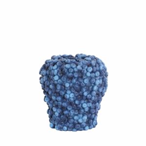 Light & Living vaas Berries – blauw – Ø25cm