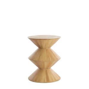 Light & Living side table Larus – naturel – Ø40cm
