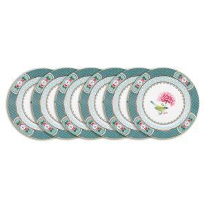 Pip Studio – Blushing Birds Borden – Servies set van 6 – 17cm Pip Studio – Blushing Birds Borden – Servies set van 6 – 17cm