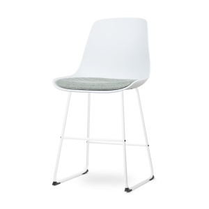 Nolon Nino-Liv Barkruk Wit – Zacht Groen Kussen – Wit Frame – 65 cm Nolon Nino-Liv Barkruk Wit – Zacht Groen Kussen – Wit Frame – 65 cm
