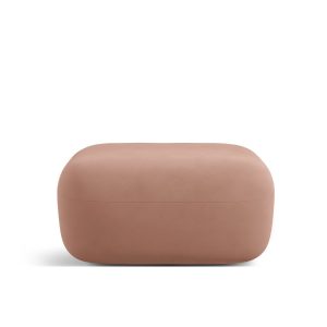 Micadoni Poef Jenny flueel terracotta – 88x90x40cm Micadoni Poef Jenny flueel terracotta – 88x90x40cm