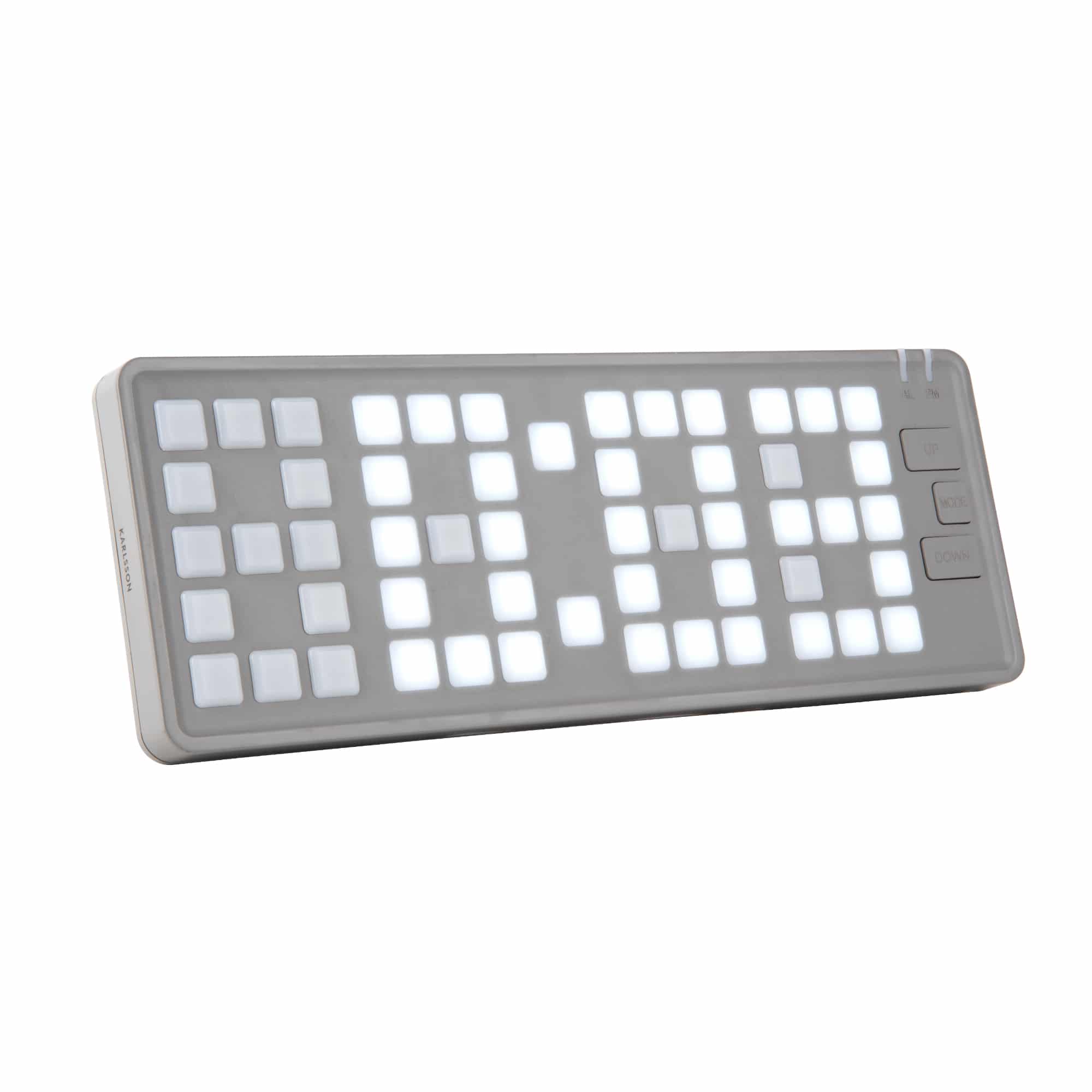 Karlsson wekker Keyboard - grijs - 23x1.5x8.3cm - Vaderdag - Vaderdagc
