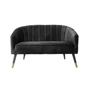 Leitmotiv bank – zwart – 71x128x80cm Leitmotiv bank – zwart – 71x128x80cm