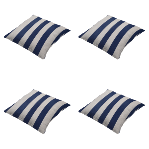 Madison sierkussen Amora – blauw – 50x50x10cm – set van 4 Madison sierkussen Amora – blauw – 50x50x10cm – set van 4