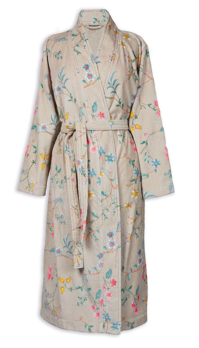 Pip Studio badjas Les Fleurs - XS - khaki