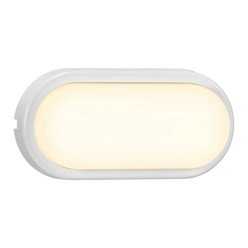 Nordlux Cuba Wandlamp buiten - LED - 3000K - IP54- Wit -Rechthoek