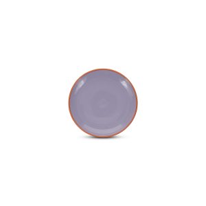 Ona – Plat bord 18xH2,5cm paars/oranje Duo – Set van 4 Ona – Plat bord 18xH2,5cm paars/oranje Duo – Set van 4
