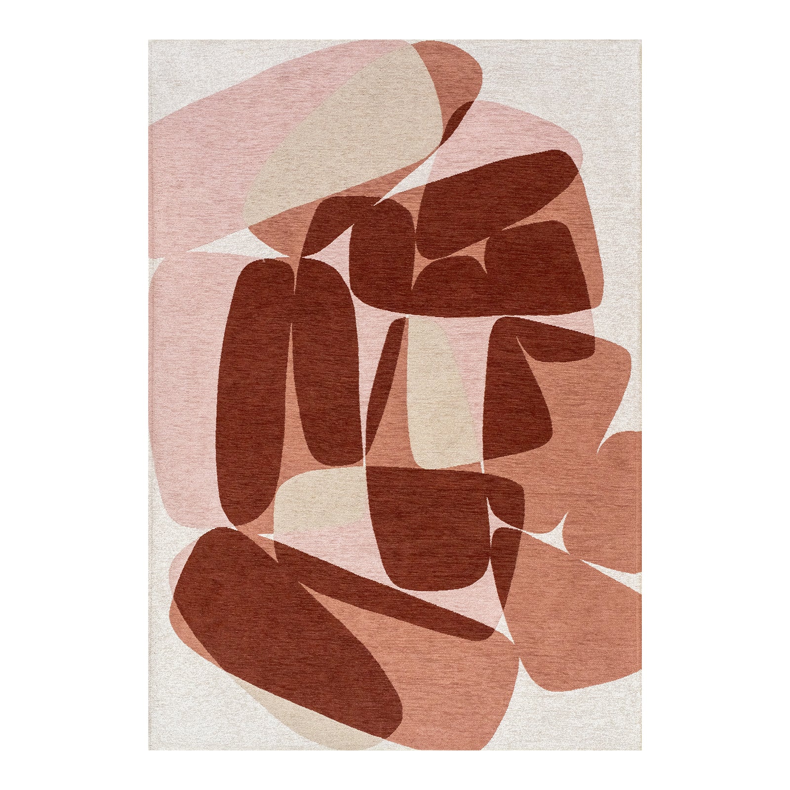 Ecorugs vloerkleed Cherry Mocha - roze - 200x280cm