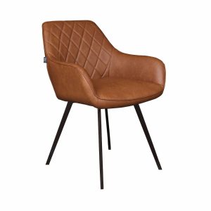 Kick eetkamerstoel Karl – Cognac Kick eetkamerstoel Karl – Cognac