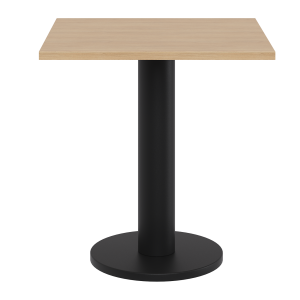 noo.ma Sool Cafétisch 70×70 cm – eikenfineer blad, Vulcano Black staal noo.ma Sool Cafétisch 70×70 cm – eikenfineer blad, Vulcano Black staal