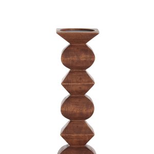 Light & Living kandelaar ALVERCA – Ø10.5×33.5cm – bruin Light & Living kandelaar ALVERCA – Ø10.5×33.5cm – bruin