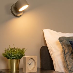 Lucide wandlamp GIAN – Geïntegreerde LED – Taupe Lucide wandlamp GIAN – Geïntegreerde LED – Taupe