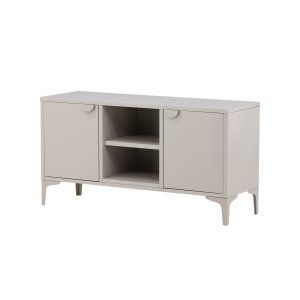 Nest living Frederik TV meubel Beige – Metaal – 2 Deuren – B 120 cm Nest living Frederik TV meubel Beige – Metaal – 2 Deuren – B 120 cm