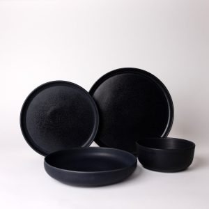 Mimo Homeware serviesset Midnight Blue – 4-delig – 2 personen Mimo Homeware serviesset Midnight Blue – 4-delig – 2 personen