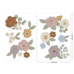Little Dutch Luxe Muurstickers – Vintage Little Flowers – 2x 42x30cm Little Dutch Luxe Muurstickers – Vintage Little Flowers – 2x 42x30cm