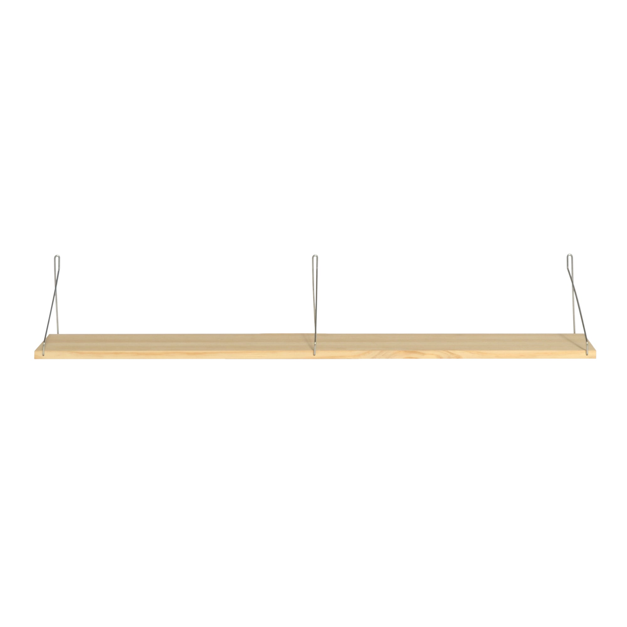 Naan Furniture Wandplank Macarella - Gelakt massief hout - Natuurlijk