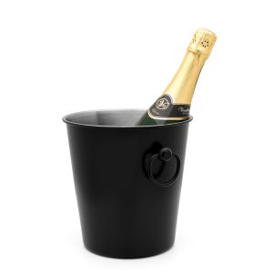 Leopold Vienna – Champagnekoeler RVS zwart Leopold Vienna – Champagnekoeler RVS zwart