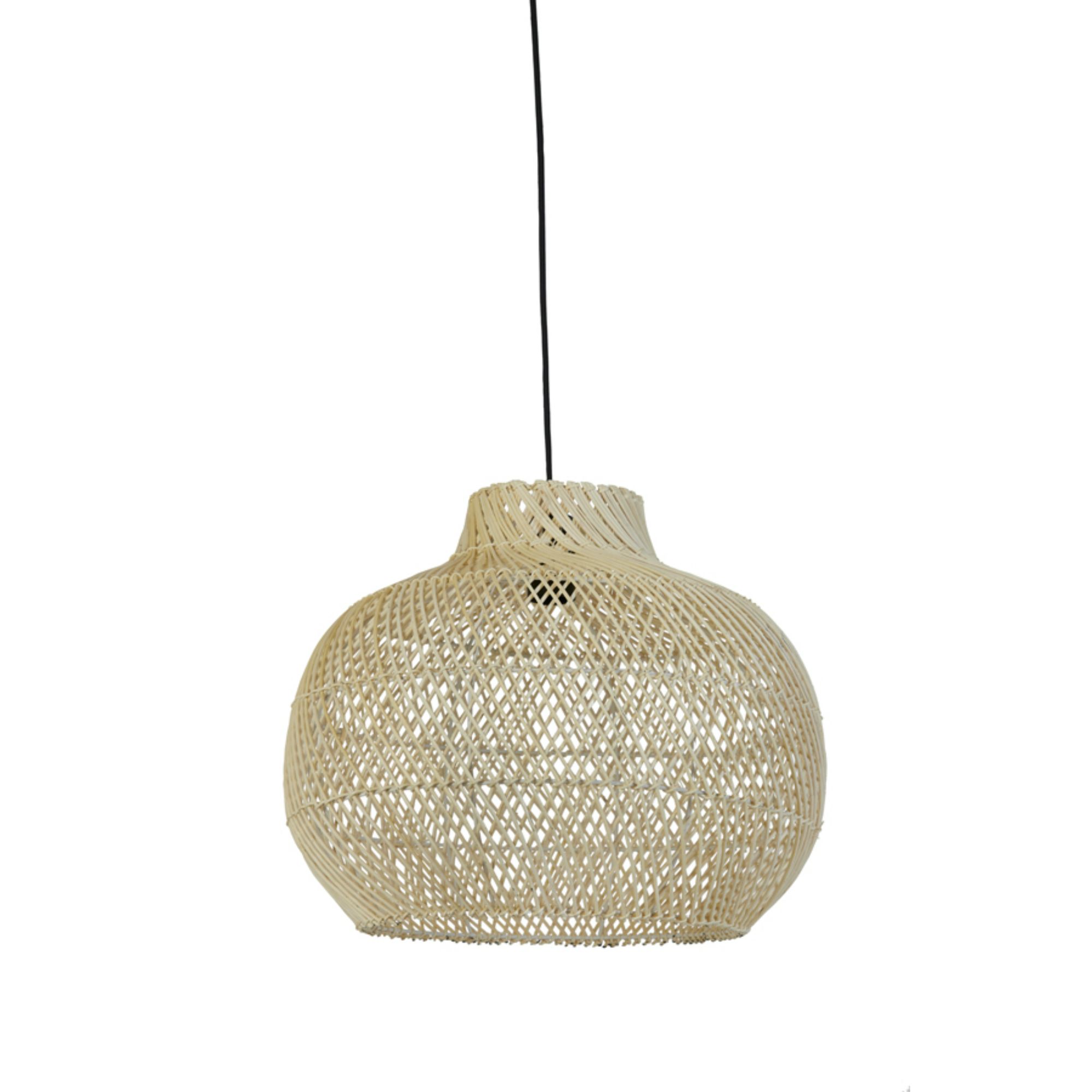 Light & Living hanglamp Charita - bruin - Ø46cm