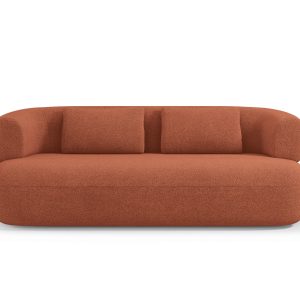 Micadoni Bank Jenny 3-zits, boucle, baksteen – 90x178x73cm Micadoni Bank Jenny 3-zits, boucle, baksteen – 90x178x73cm
