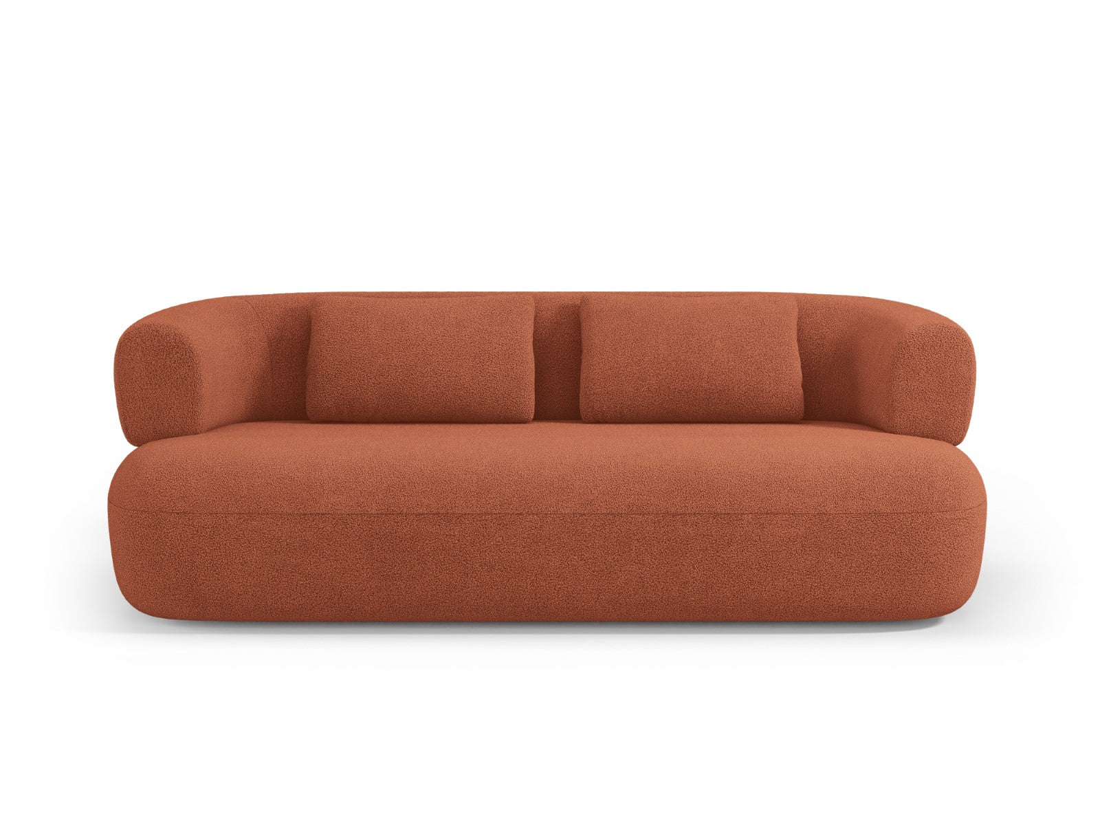 Micadoni Bank Jenny 3-zits, boucle, baksteen - 90x178x73cm