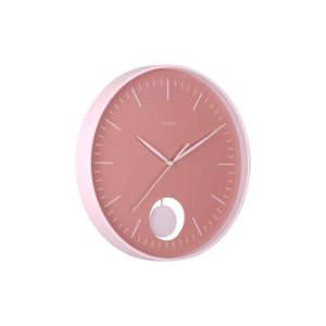 Karlsson wandklok Grato Pendulum – roze – Ø40.6cm