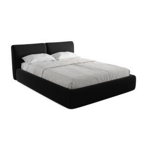 LaMiaSofa Bed met opbergruimte Milano – velours – zwart – 180x228x82 LaMiaSofa Bed met opbergruimte Milano – velours – zwart – 180x228x82