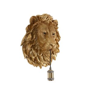 Light & Living wandlamp Lion – brons – 33.5x19x40.5cm Light & Living wandlamp Lion – brons – 33.5x19x40.5cm