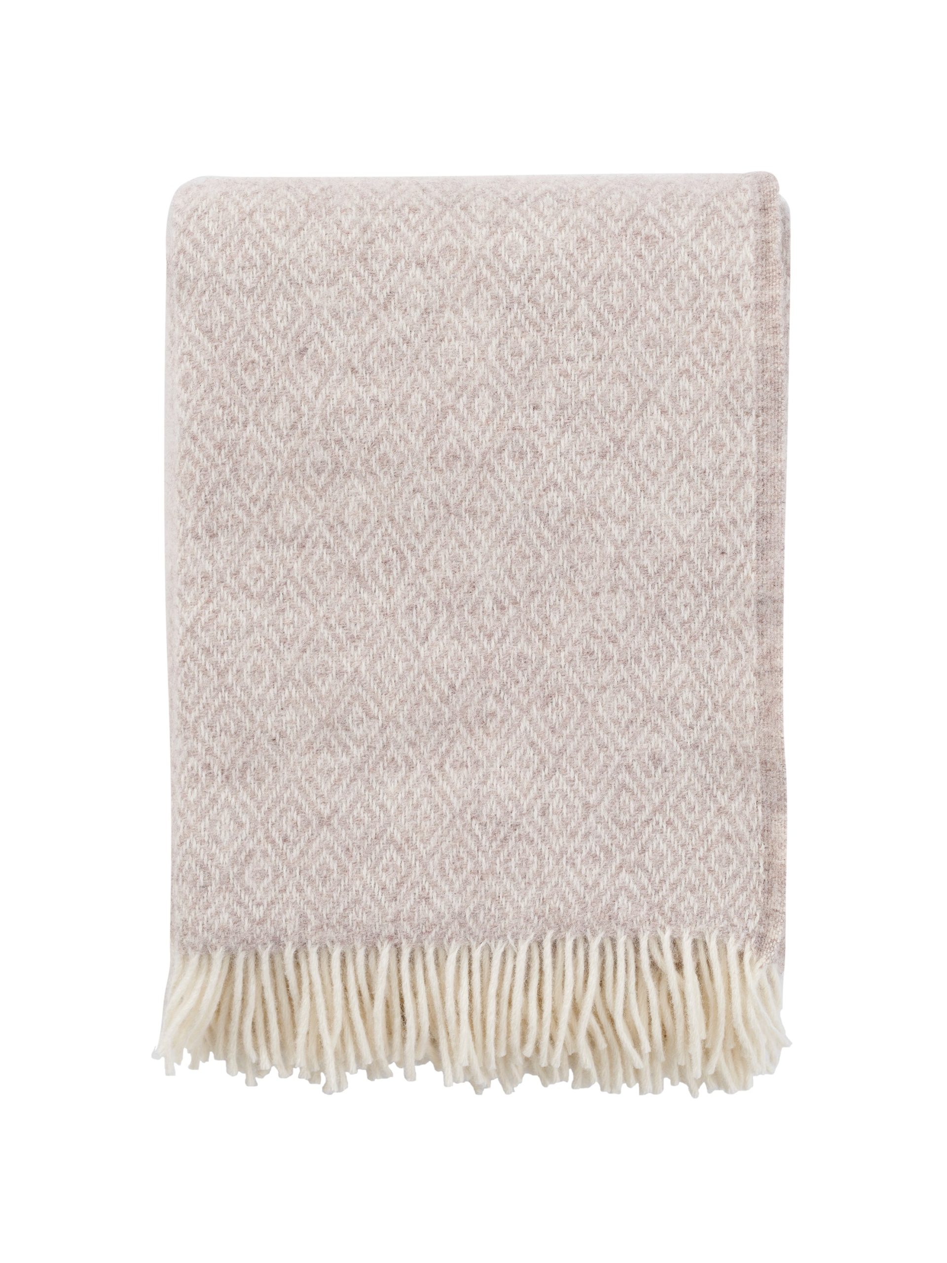 Klippan 100% wollen deken - Stella -beige - 130x200cm