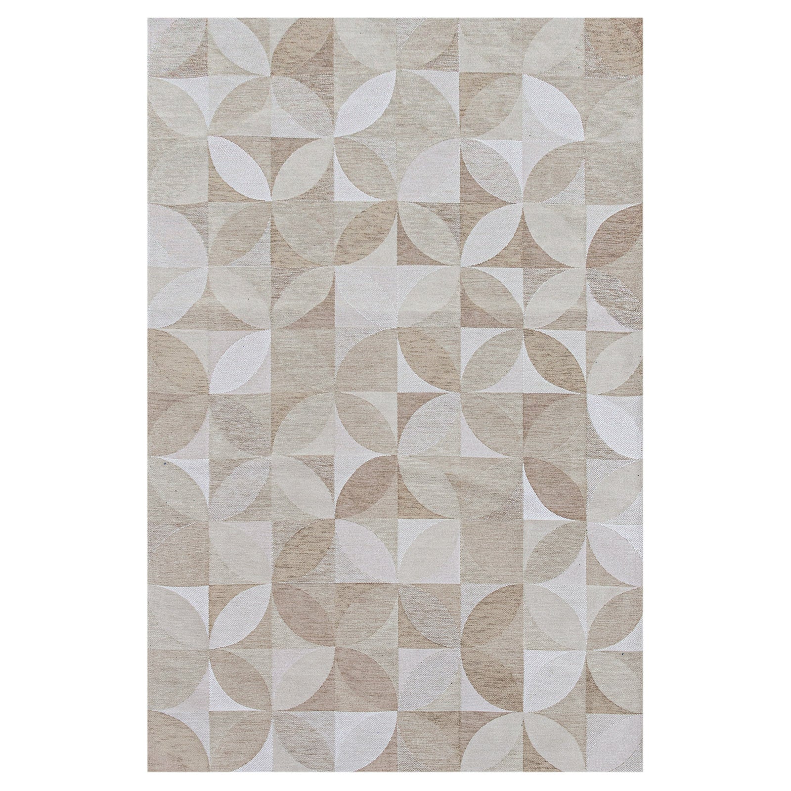 Lola&Moi vloerkleed Diamond - beige - 170x240cm