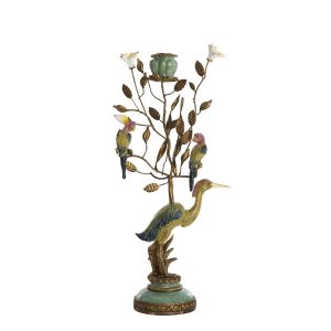 Light & Living kandelaar Heron – geel – 22x11x44cm Light & Living kandelaar Heron – geel – 22x11x44cm