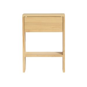 Naan Furniture Nachtkastje Tabarca – Gelakt massief hout – Natuurlijk Naan Furniture Nachtkastje Tabarca – Gelakt massief hout – Natuurlijk