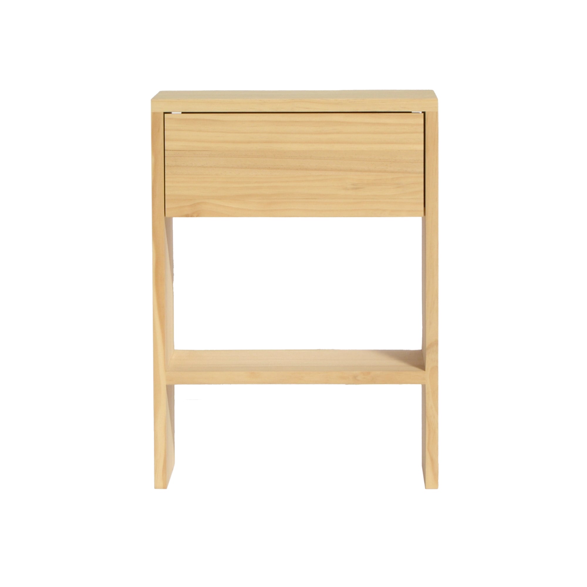 Naan Furniture Nachtkastje Tabarca - Gelakt massief hout - Natuurlijk