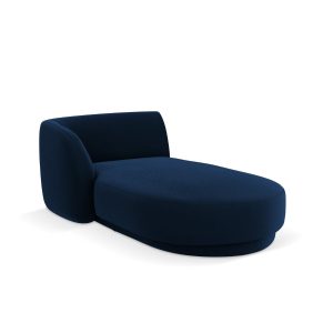 Micadoni linker meridiaan Miley flueel, koningsblauw – 156x90x70cm